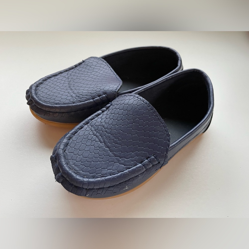 Navy Loafers Toddler Size 9